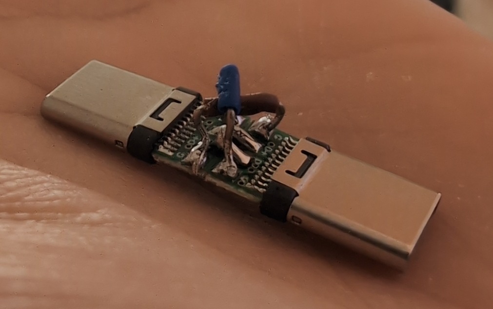 Poor attempt at a USB-C dongle