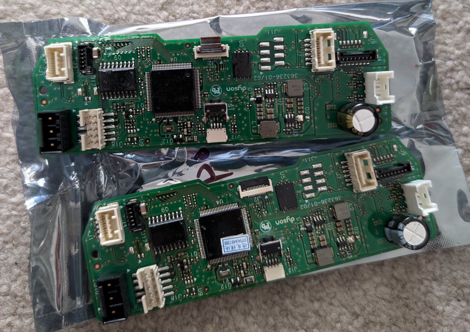 Image of new tp07 motherboard