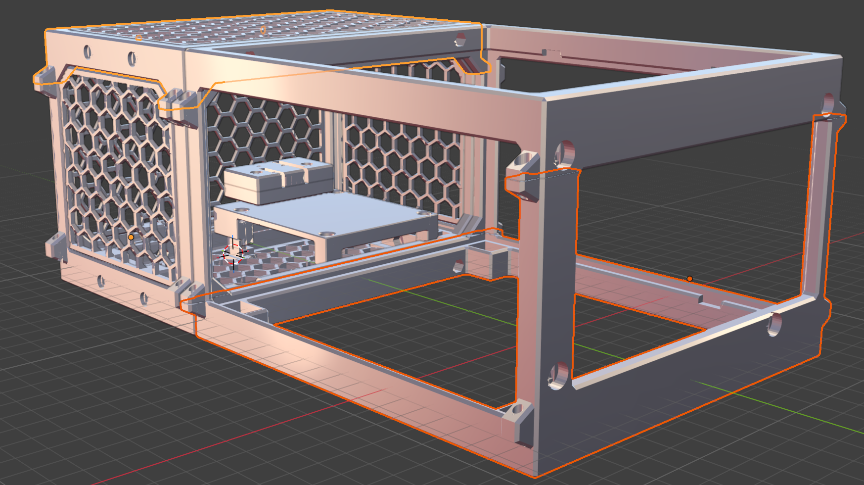 image of 3d model in blender
